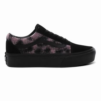 Vans Mix Leopard Old Skool - Naisten Platform kengät - Leopardi Pinkki/Mustat